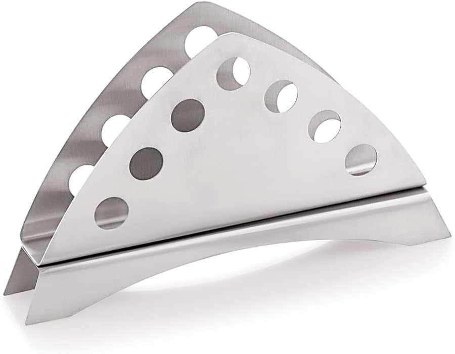 Bhanu Priya -  Stainless Steel Triangle Napkin Holder for Dining Table & Kitchen Countertop