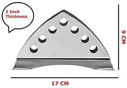Bhanu Priya -  Stainless Steel Triangle Napkin Holder for Dining Table & Kitchen Countertop