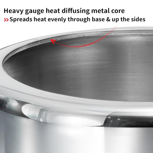 Hawkins Litre Triply Stainless Steel Pressure Cooker, Inner Lid Cooker