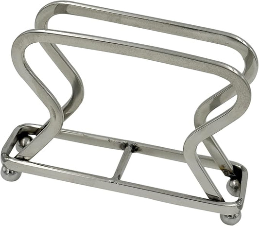 Bhanu Priya - Elegant Curved Stainless Steel Napkin Holder Stand for Tables & Kitchens