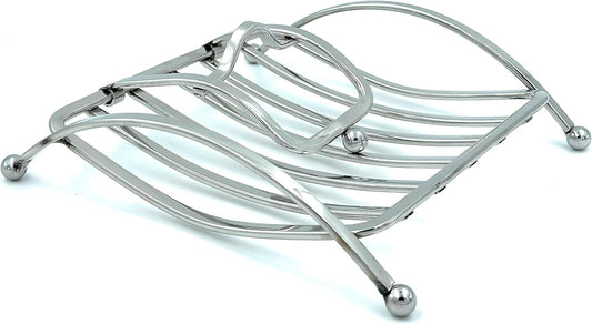 Bhanu Priya - Stylish Curved Stainless Steel Napkin stand Holder for Tables & Kitchens