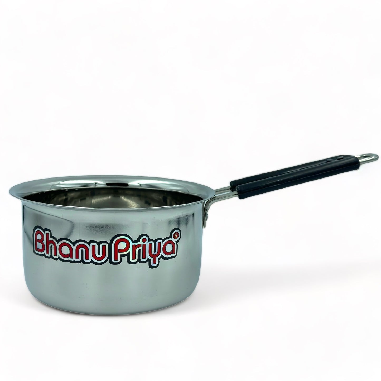 Bhanu Priya - Versatile Stainless Steel Sauce Pan, Stove & Induction Friendly, 1 Piece (1L/1.5L/2.25L)