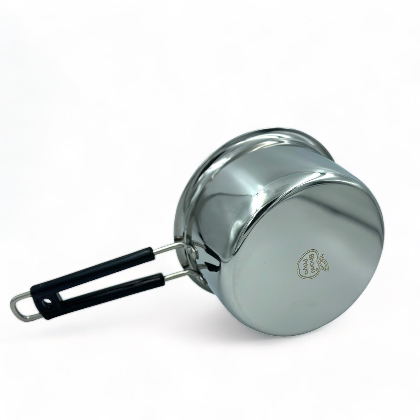 Bhanu Priya - Versatile Stainless Steel Sauce Pan, Stove & Induction Friendly, 1 Piece (1L/1.5L/2.25L)