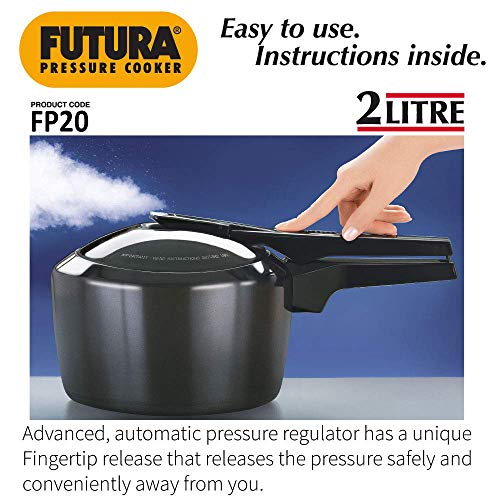 Hawkins Futura Litre Pressure Cooker, Hard Anodised Inner Lid Pressure Cooker