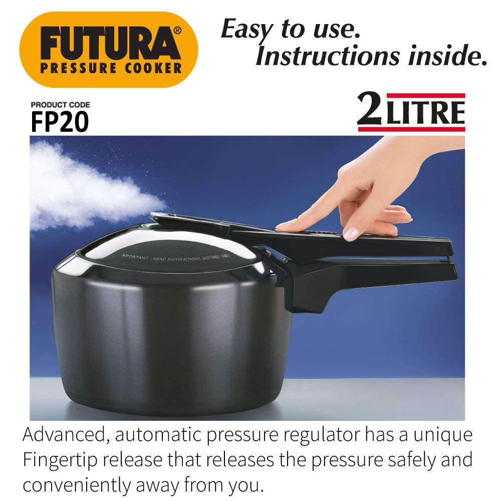 Hawkins Futura Litre Pressure Cooker, Hard Anodised Inner Lid Pressure Cooker