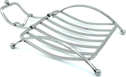 Bhanu Priya - Stylish Curved Stainless Steel Napkin stand Holder for Tables & Kitchens