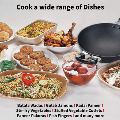 Hawkins Futura Non-Stick Deep-Fry Pan (Kadhai)