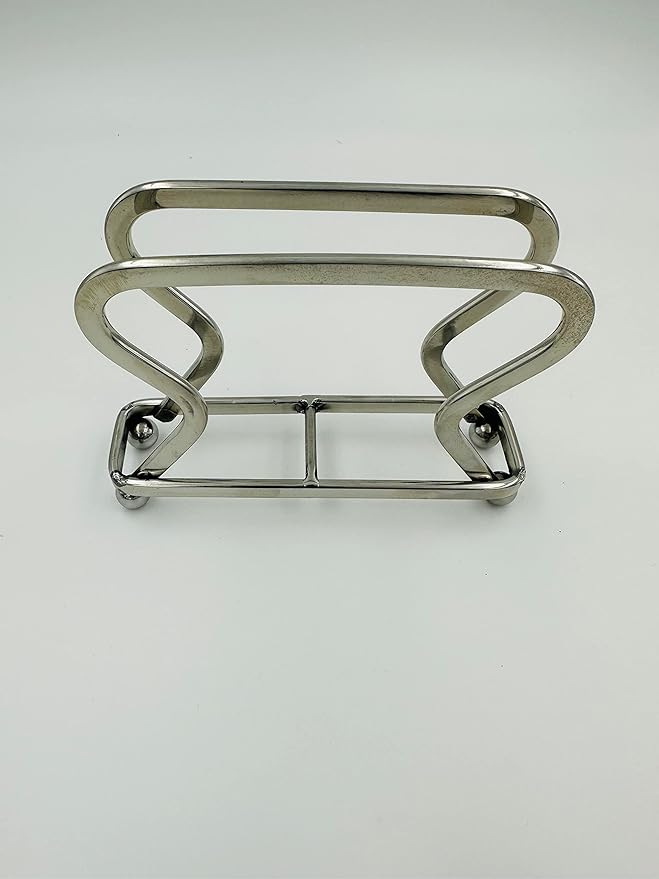 Bhanu Priya - Elegant Curved Stainless Steel Napkin Holder Stand for Tables & Kitchens