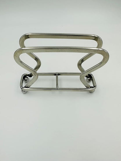 Bhanu Priya - Elegant Curved Stainless Steel Napkin Holder Stand for Tables & Kitchens